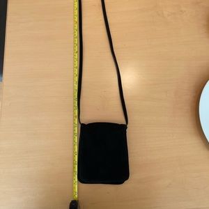 Eileen fisher Crossbody bag suede black small new barely used
